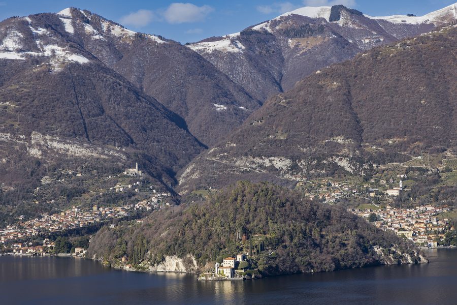 Villa del Balbianello on the Dosso d'Avedo peninsula in Lenno