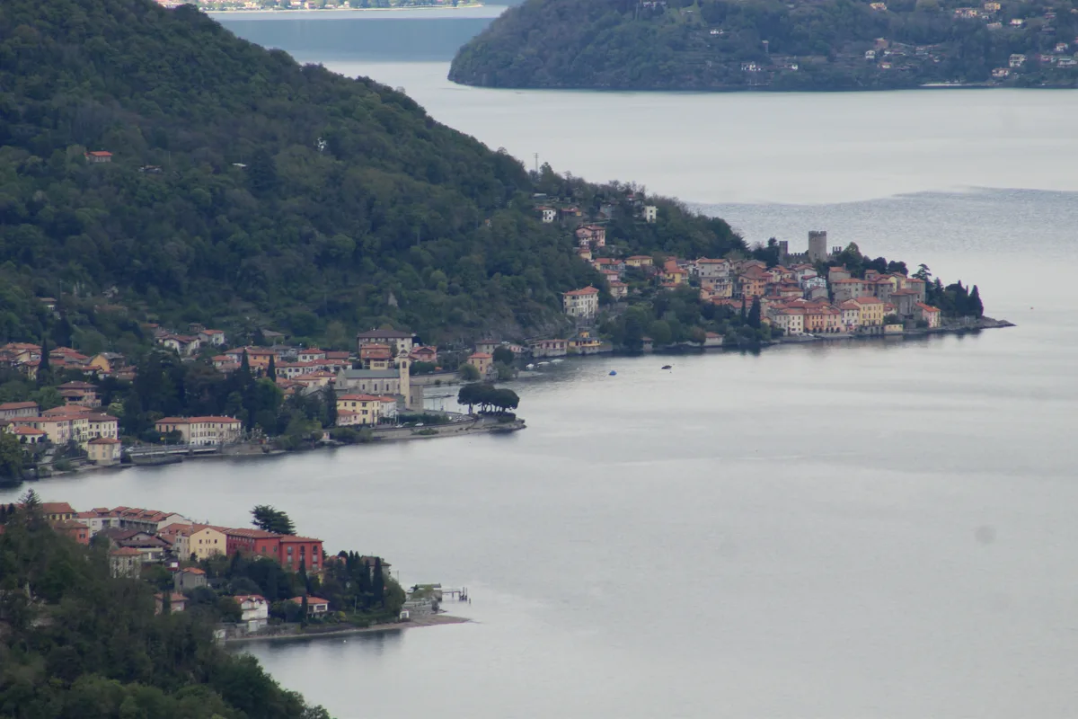 Acquaseria und weitere Ortsteile von San Siro am westlichen Comer See